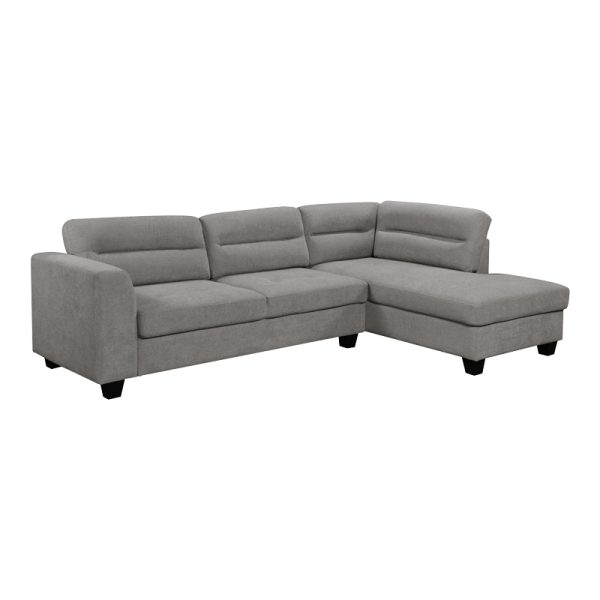 371 000005 8 Corner sofa left corner Camile pakoworld anthracite fabric 270x174x95cmIndoor furniture > Cornered sofas
