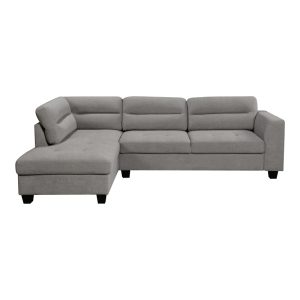 371 000006 2 4 Corner sofa right corner Camile pakoworld dark grey fabric 270x174x95cmIndoor furniture > Cornered sofas