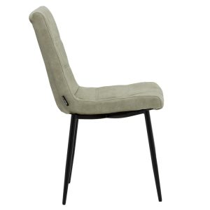 029 000162 2 Chair Nola pakoworld pu gray-black legIndoor furniture > Chairs