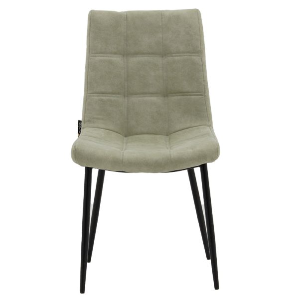 029 000162 3 Chair Nola pakoworld pu gray-black legIndoor furniture > Chairs