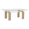 029 000236 Table lamp Guidance Inart E27 white glass-white fabric lampshade D25x41cmSPRING OFFERS