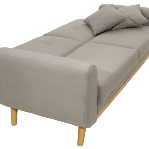 035 000012 3 2 seater sofa-bed Carmelo pakoworld fabric beige-grey 214x80x86 cmIndoor furniture > Sofas-bed