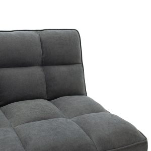 035 000020 3 3 seater sofa-bed Rebel pakoworld with fabric in dark grey color 189x92x82cmIndoor furniture > Sofas