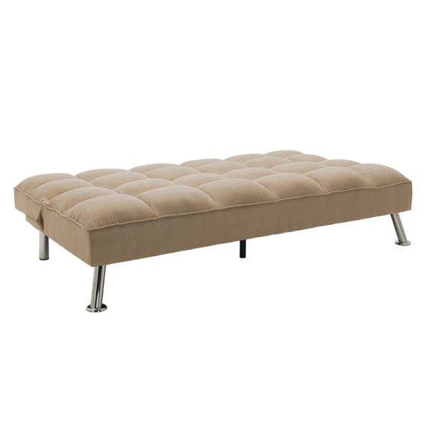 035 000021 2 3 seater sofa-bed Rebel pakoworld with fabric in beige-brown color 189x92x82cmIndoor furniture > Sofas