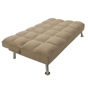 035 000021 3 3 seater sofa-bed Rebel pakoworld with fabric in beige-brown color 189x92x82cmIndoor furniture > Sofas