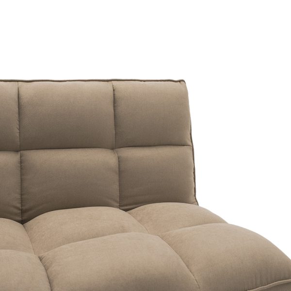 035 000021 4 3 seater sofa-bed Rebel pakoworld with fabric in beige-brown color 189x92x82cmIndoor furniture > Sofas