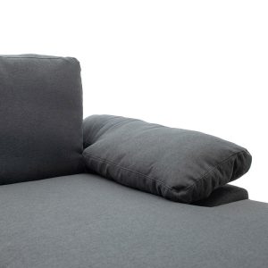 035 000032 2 Corner sofa Cohen pakoworld with left corner fabric dark grey 240x159x83cmIndoor furniture > Cornered sofas