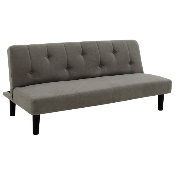 035 000068 Sofa-bed Breathe pakoworld fabric anthracite 167x77x73 cmIndoor furniture > Sofas