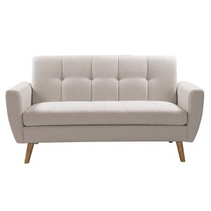 035 000075 2 2 seater sofa Decency pakoworld fabric beige 149x75x86 cmIndoor furniture > Sofas