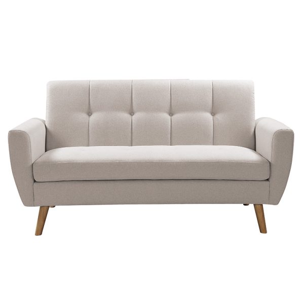 035 000075 2 2 seater sofa Decency pakoworld fabric beige 149x75x86 cmIndoor furniture > Sofas