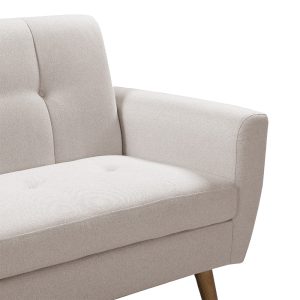 035 000075 3 2 seater sofa Decency pakoworld fabric beige 149x75x86 cmIndoor furniture > Sofas