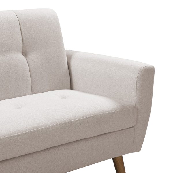 035 000075 3 2 seater sofa Decency pakoworld fabric beige 149x75x86 cmIndoor furniture > Sofas