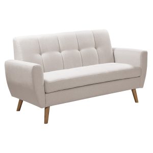 035 000075 2 seater sofa Decency pakoworld fabric beige 149x75x86 cmIndoor furniture > Sofas