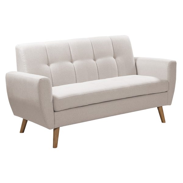 035 000075 2 seater sofa Decency pakoworld fabric beige 149x75x86 cmIndoor furniture > Sofas