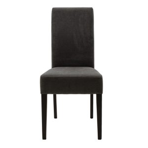047 000042 4 Wooden chair Ditta pakoworld with dark grey fabric - wooden legs wengeIndoor furniture > Chairs