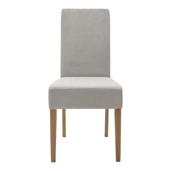 047 000061 3 Chair Ditta pakoworld with grey fabric - sonoma legs 44x56x96cmIndoor furniture > Chairs