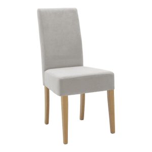 047 000061 Chair Ditta pakoworld with grey fabric - sonoma legs 44x56x96cmIndoor furniture > Chairs