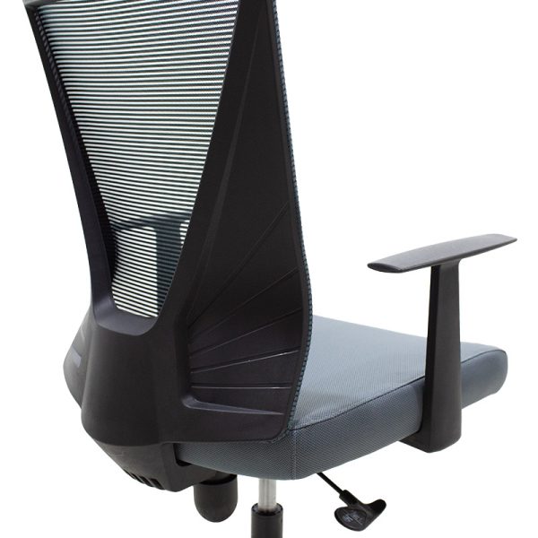 069 000008 4 Office chair Ghost pakoworld mesh black - grey meshOffice furniture > Labor office chairs