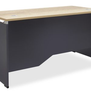 069 000014 Manager table Lotus pakoworld in oak-dark grey 150x80x75cmOffice furniture > Working desk