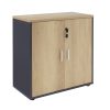 069 000019 Manager table Lotus pakoworld in oak-dark grey 120x80x75cmOffice furniture > Working desk