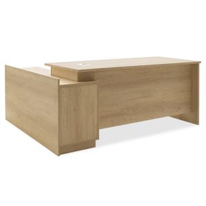 069 000029 3 Work desk professional Amazon pakoworld right corner sonoma color 180x160x76cmOffice furniture > Professional desk