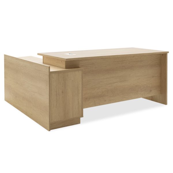 069 000029 3 Work desk professional Amazon pakoworld right corner sonoma color 180x160x76cmOffice furniture > Professional desk