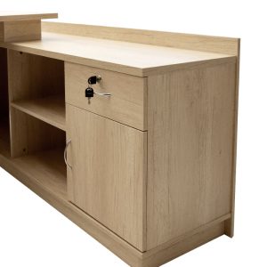 069 000029 4 Work desk professional Amazon pakoworld right corner sonoma color 180x160x76cmOffice furniture > Professional desk