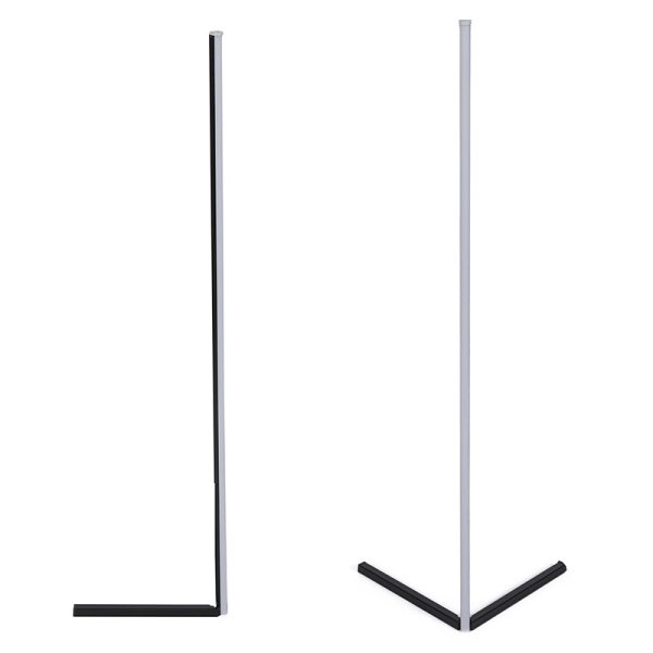 071 001527 2 Floor lamp Esthetic pakoworld LED black 30x2x130cmLighting > Floor