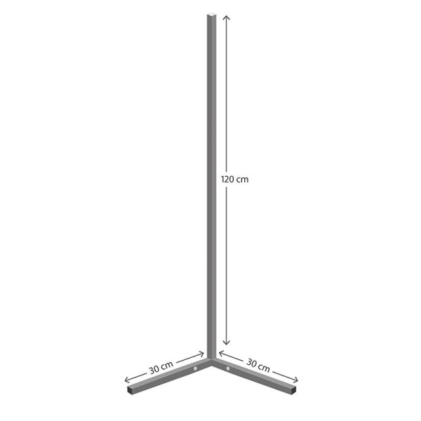 071 001527 3 Floor lamp Esthetic pakoworld LED black 30x2x130cmLighting > Floor
