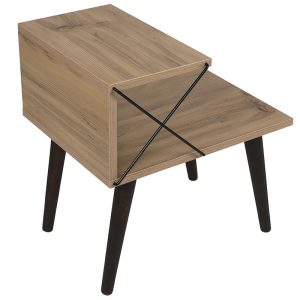 071 001532 4 Side table-bedside table Gather pakoworld sonoma-walnut 50x40x55cmIndoor furniture > Bedside tables