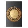 071 001569 Wall deco Smiley pakoworld pine wood in natural color and black metal 47x3x58cmDecoration > Decorations > Wall Decorations