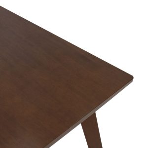 097 000001 2 Dining table Benson pakoworld MDF - venner in walnut color 80x80x75cmIndoor furniture > Dining Tables