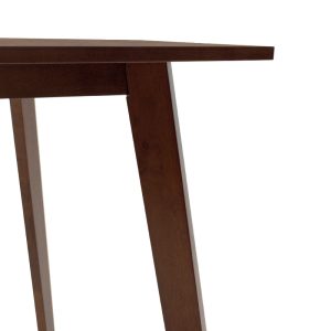097 000001 3 Dining table Benson pakoworld MDF - venner in walnut color 80x80x75cmIndoor furniture > Dining Tables