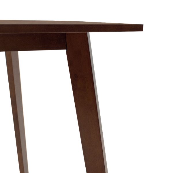 097 000001 3 Dining table Benson pakoworld MDF - venner in walnut color 80x80x75cmIndoor furniture > Dining Tables