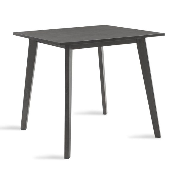 097 000002 Dining table Benson pakoworld MDF - venner in rustic grey color 80x80x75cmIndoor furniture > Dining Tables