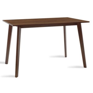 097 000003 Dining table Benson pakoworld mdf - venner in walnut color 120x75x75cmIndoor furniture > Dining Tables