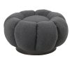 110 000090 Armchair relax with cupholder Gartia pakoworld velvet in grey color 79x94x102cmIndoor furniture > Living room armchairs