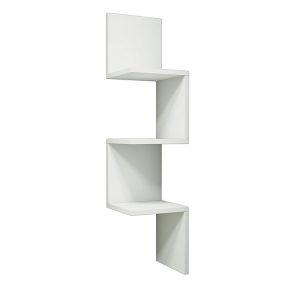 120 000171 Corner wall shelf Insta pakoworld white 25x25x105,5cmIndoor furniture > Wall shelves