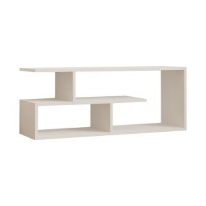 120 000172 TV Stand Waldo pakoworld white melamine 100x29.5x40cmIndoor furniture > TV stands