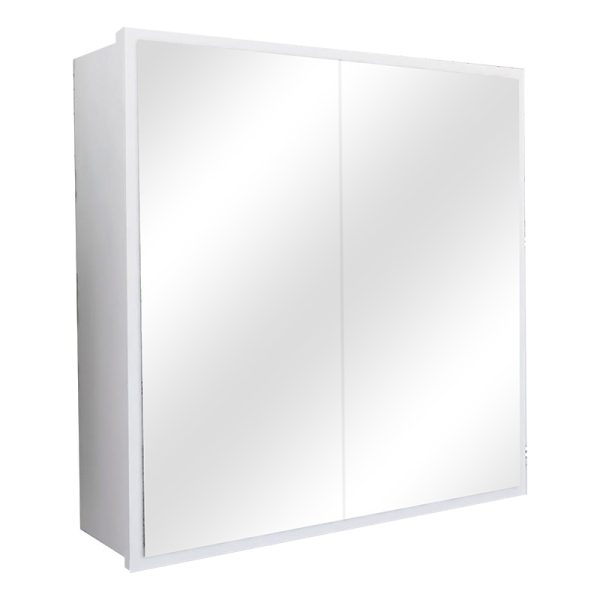 120 000287 Poliana pakoworld bathroom cabinet with mirror white 70x17x70cmIndoor furniture > Home organization > Bathroom > Mirrors