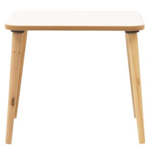 120 000291 2 Jerry pakoworld children's table white-natural 50x50x43cmIndoor furniture > Children's Room