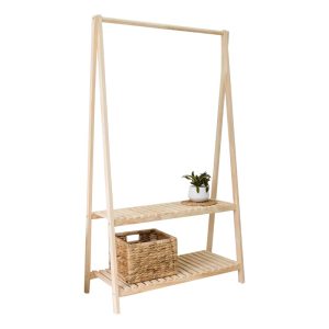 120 000322 Linett pakoworld entrance furniture natural 86x38x148cmIndoor furniture > Entrance furniture