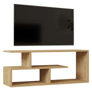 120 000411 TV Stand Waldo pakoworld natural melamine 100x29.5x40cmIndoor furniture > TV stands