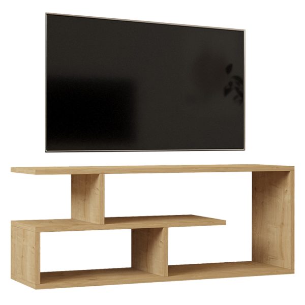 120 000411 TV Stand Waldo pakoworld natural melamine 100x29.5x40cmIndoor furniture > TV stands