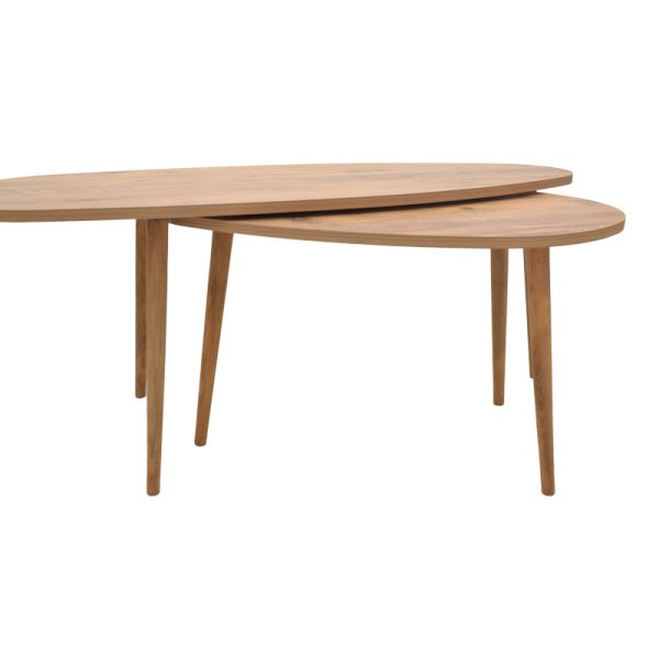 120 000418 2 Monty pakoworld melamine walnut coffee table 116x46x46cmIndoor furniture > Coffee tables