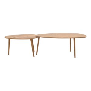 120 000418 3 Monty pakoworld melamine walnut coffee table 116x46x46cmIndoor furniture > Coffee tables