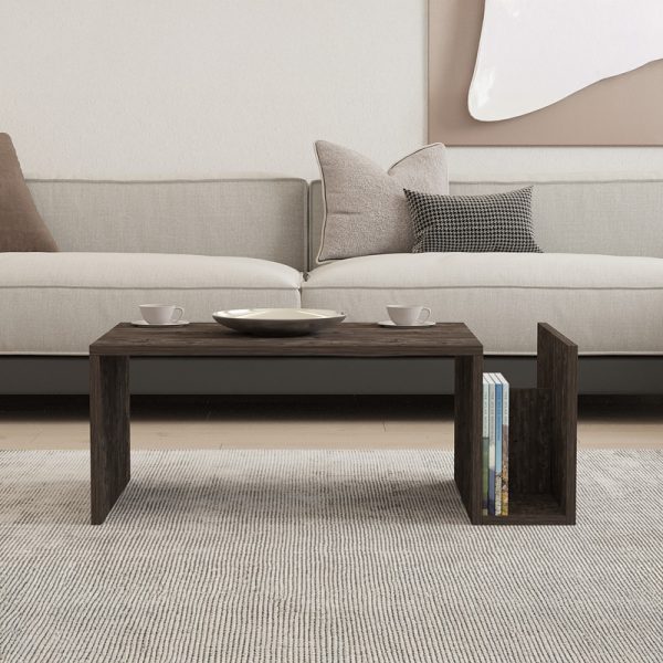 120 000507 3 Poko pakoworld coffee table in dark walnut 86.8x50x32.4cmIndoor furniture > Coffee tables