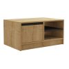 120 000512 Perla pakoworld living room set in white-natural 120x29.5x41.8cmIndoor furniture > Living room sets