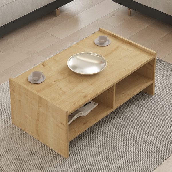 120 000513 2 Tiena pakoworld coffee table in oak shade 90x50x35cmIndoor furniture > Coffee tables