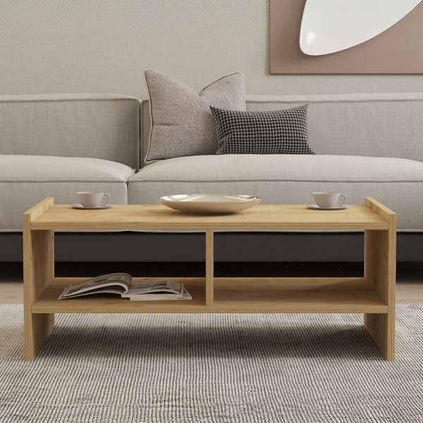 120 000513 3 Tiena pakoworld coffee table in oak shade 90x50x35cmIndoor furniture > Coffee tables